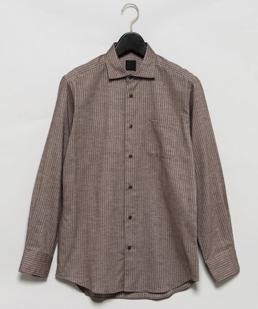 起毛ヘリンボンシャツ