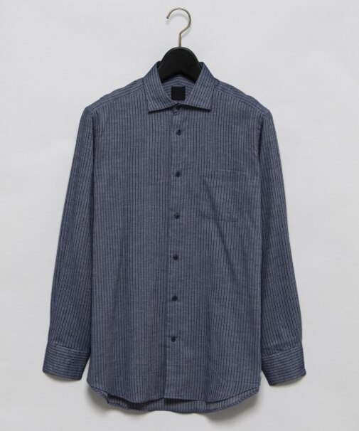 起毛ヘリンボンシャツ