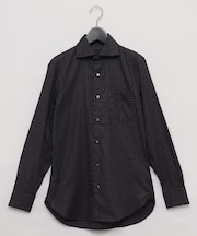 ダークギンガムチェックシャツ