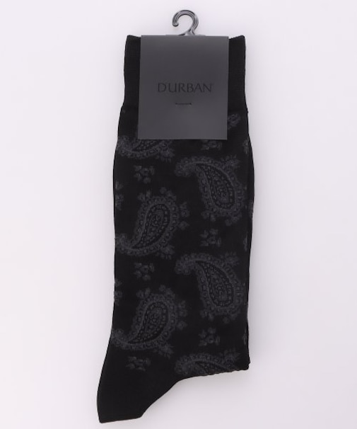 ペイズリー柄ソックス