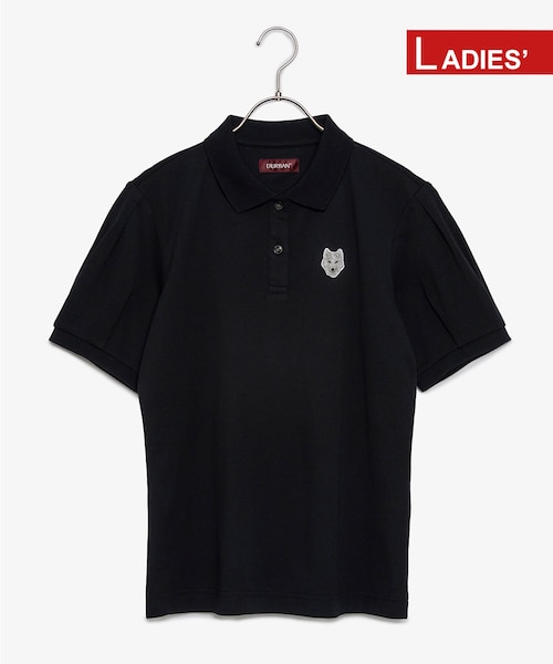 8 YARDS レディース ポロシャツ ブラック サイズ：M 8YARDS ハチヤーズ 半袖ポロシャツ ブラック系