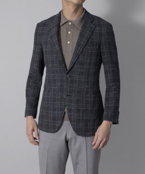 【MONSOON】グリーンチェックジャケット