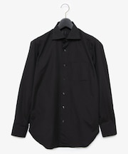 ダーバン D'URBAN ブラックブロードドレスシャツ （ブラック）