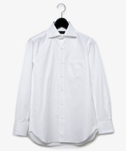 ダーバン D'URBAN 変形へリンボンドレスシャツ （ホワイト）