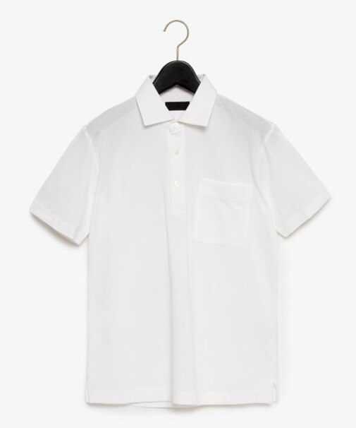 スーピマシルケット鹿の子ポロシャツ(ショートスリーブ)