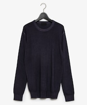 ダーバン D'URBAN ガーメントダイクルーネックニット