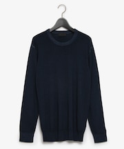 ダーバン D'URBAN ガーメントダイクルーネックニット