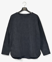 ダーバン D'URBAN カモフラ柄ボートネックロングカットソー