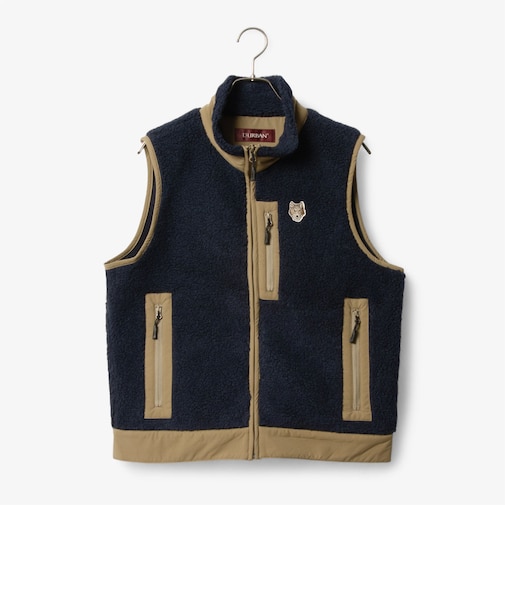 【D'URBAN GOLF】 MEN’Sボアフリースベスト
