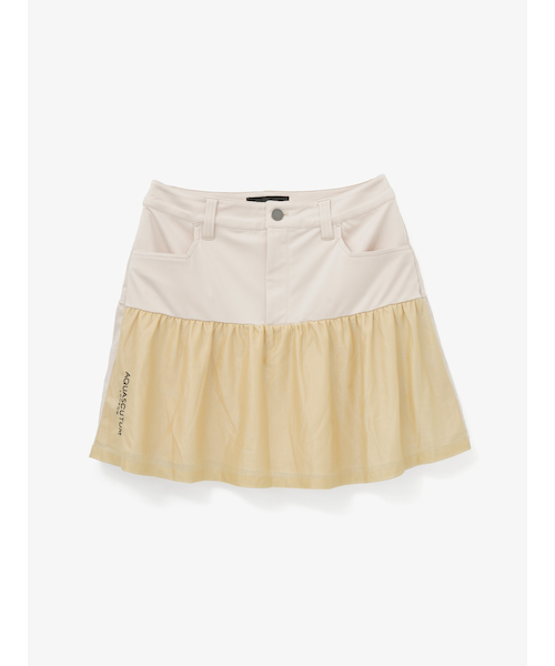 GOLF WOMEN シースルーコンビスカート｜アクアスキュータムの