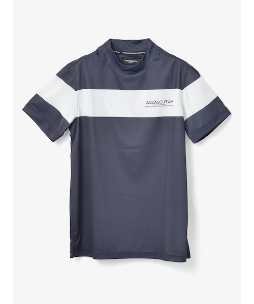 GOLF MEN ラインAQロゴモックネック｜アクアスキュータムの