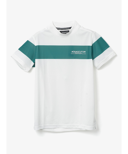 GOLF MEN ラインAQロゴモックネック｜アクアスキュータムの