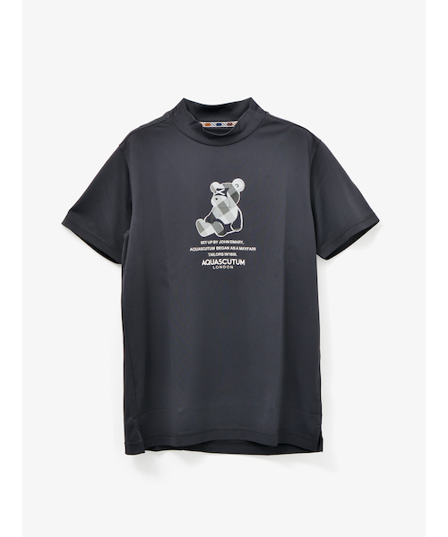 GOLF MEN クラブチェックベアTシャツ｜アクアスキュータムの