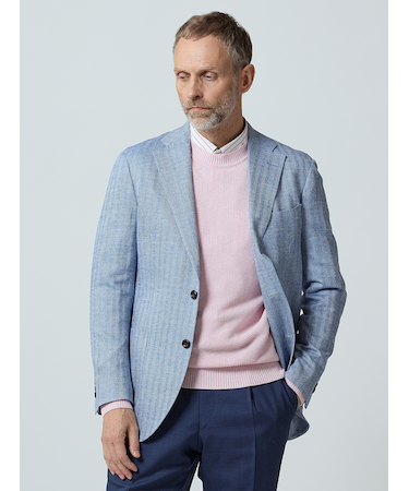 Soft Herringbone Jacket