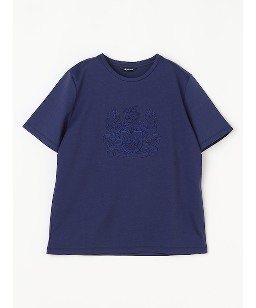 クレスト刺繍Tシャツ