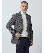 Houndstooth Jersey Jacket