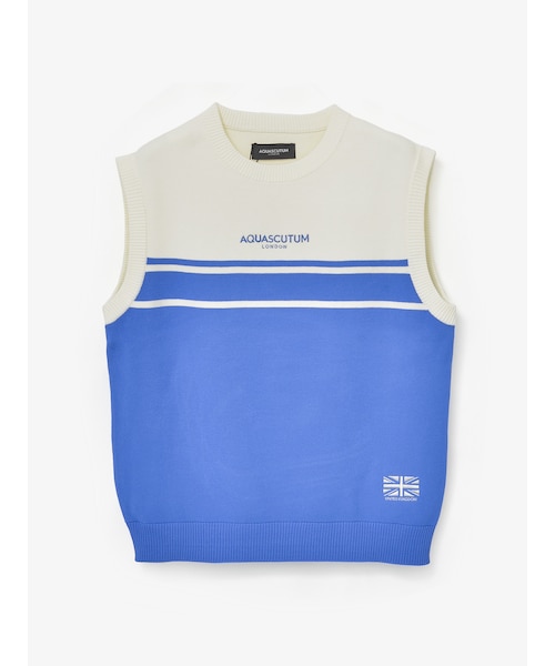 GOLF MEN AQロゴニットベスト｜アクアスキュータムのアウトレット通販