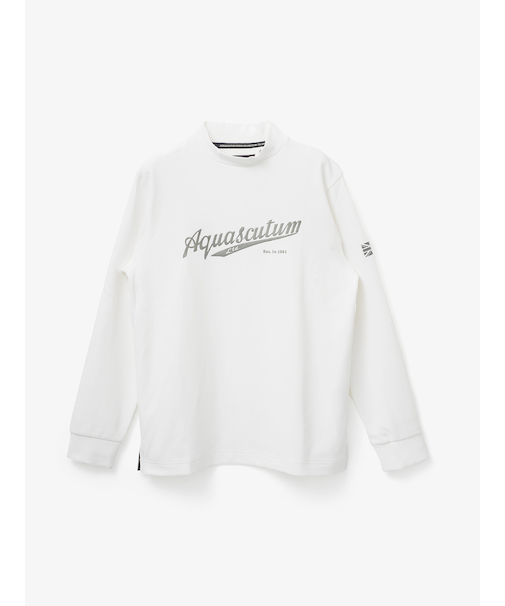 GOLF MEN　AQビンテージロゴモックネック