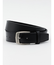 GOLF MEN 型押しロゴプリントベルト