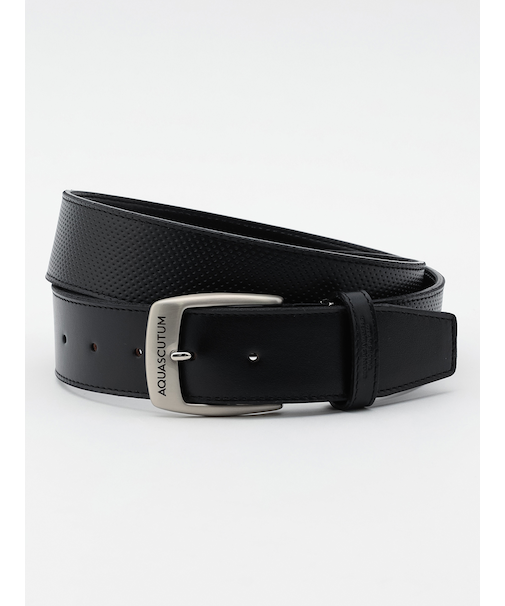 GOLF MEN 型押しロゴプリントベルト