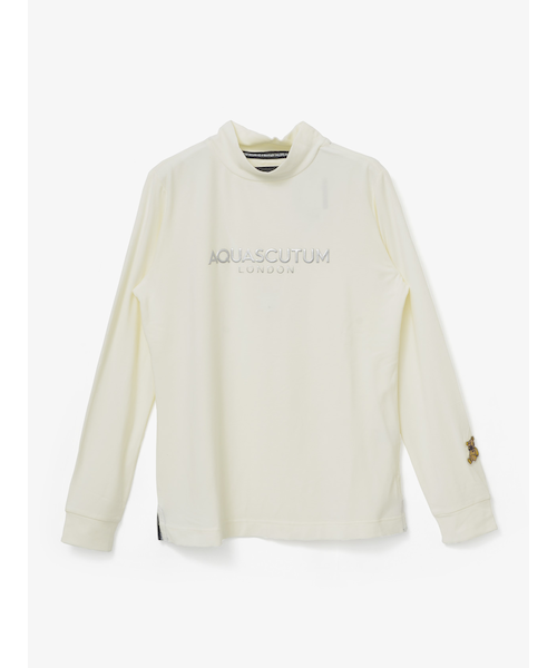 GOLF WOMEN ロゴプリントハイネック｜アクアスキュータムの