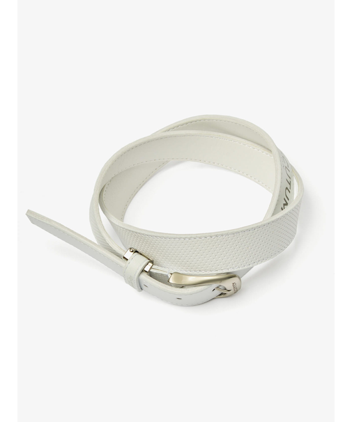 GOLF WOMEN 型押しロゴプリントベルト