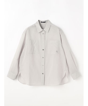 シアーストライプシャツ