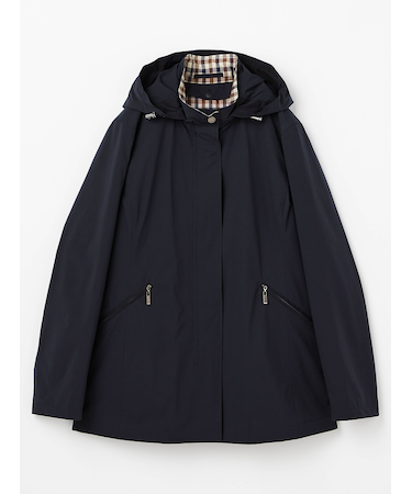 ポリエステルタフタ 2WAYフーデットパーカー