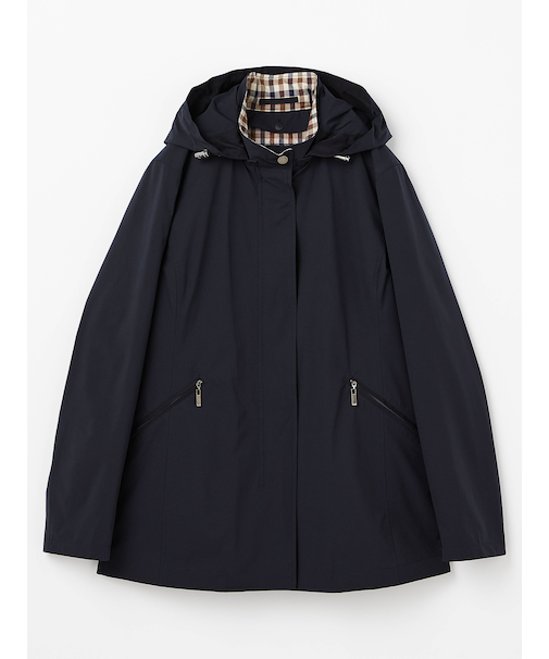 ポリエステルタフタ 2WAYフーデットパーカー