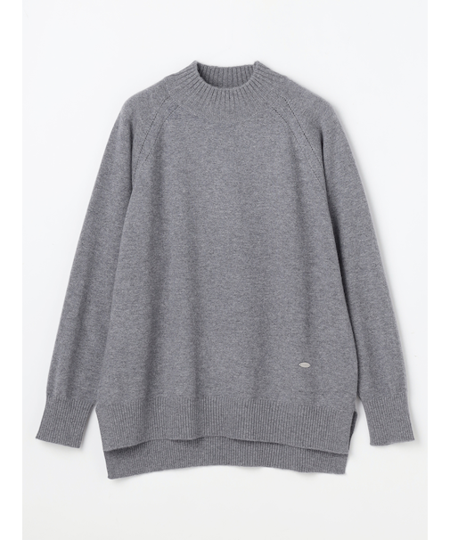 カシミヤハイネックニット