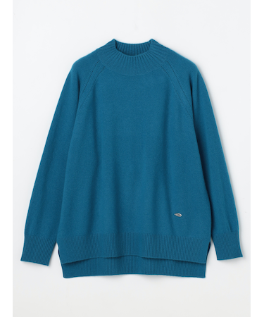 カシミヤハイネックニット