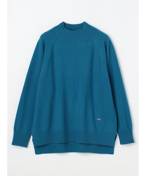 カシミヤハイネックニット