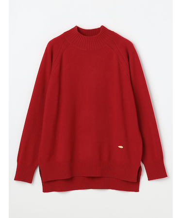 カシミヤハイネックニット