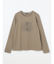 クレスト刺繍 長袖Tシャツ