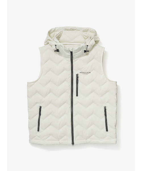 最終価格【タグ付新品未使用】アクアスキュータム　ゴルフ　ダウンベスト GOLF WOMEN － シームレスダウンベスト