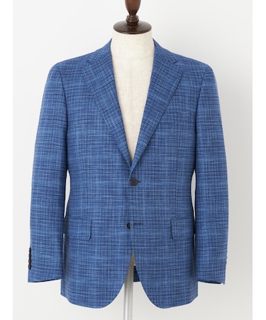 Wool Silk Somerset Blue Jacket