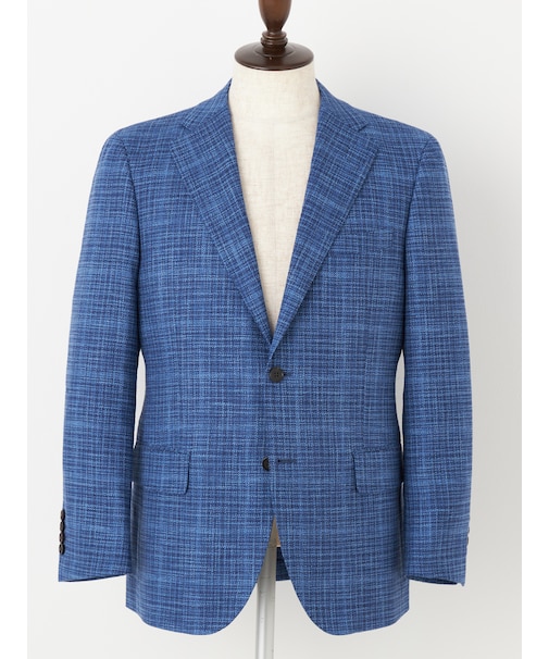 Wool Silk Somerset Blue Jacket