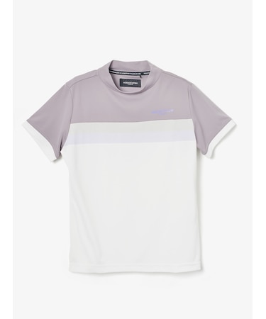 GOLF WOMEN バイカラーパネルモックネック