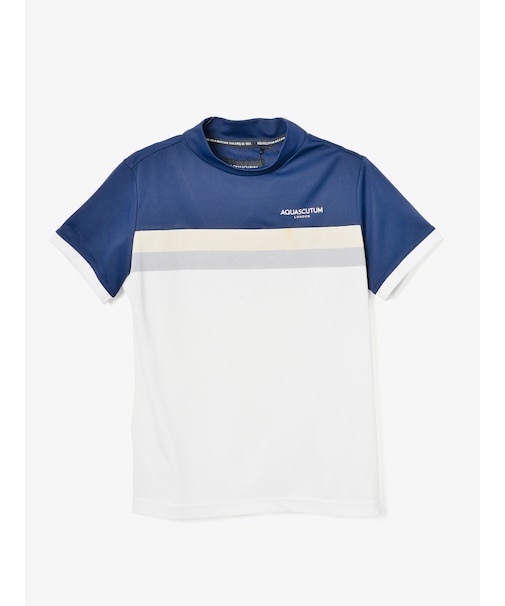 GOLF WOMEN バイカラーパネルモックネック