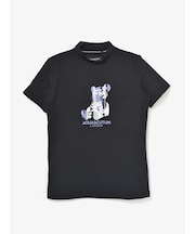 GOLF WOMEN AQベアプリントモックネック