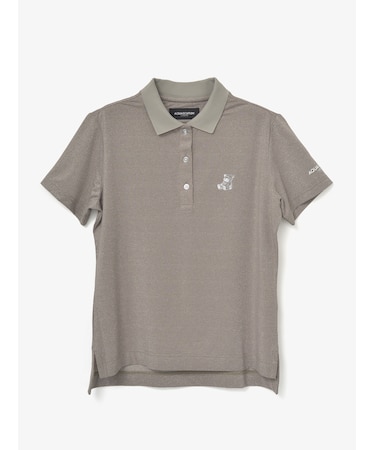 GOLF WOMEN ラメニットポロ