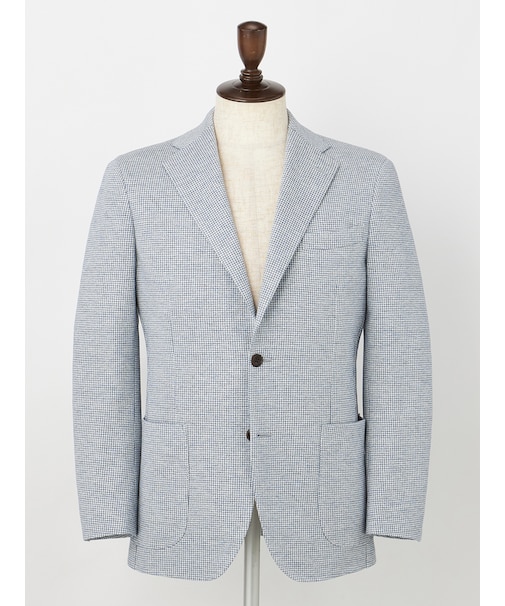 Houndstooth Jersey Jacket