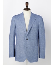 Sax Blue Melange Jersey Jacket