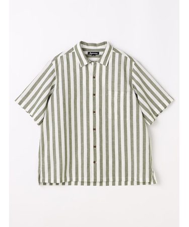 Wide Stripe Short Sleeve Shirt