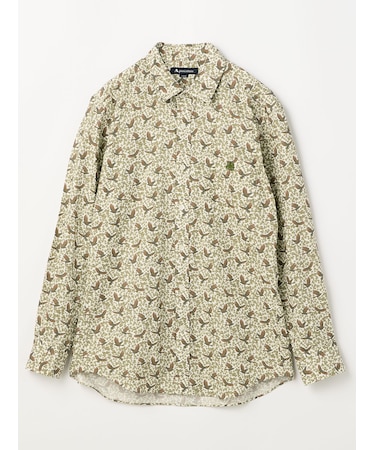 London Bird Print Shirt