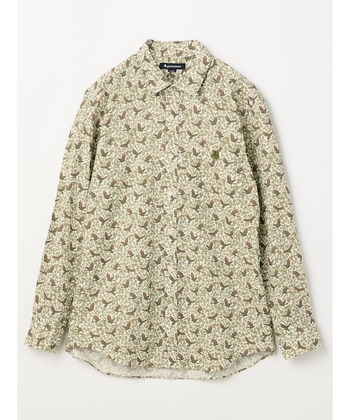 London Bird Print Shirt
