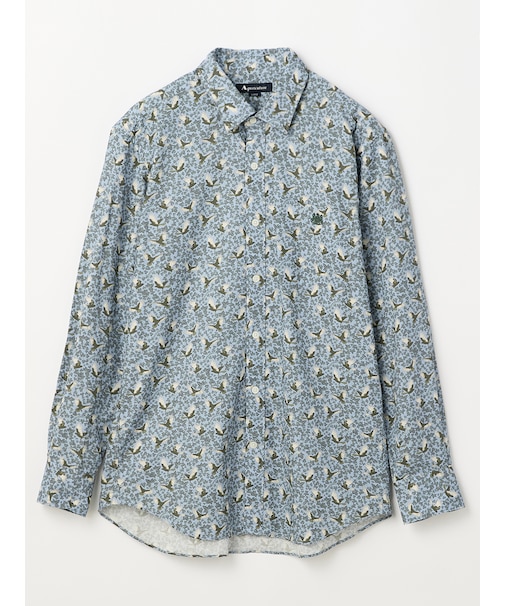 London Bird Print Shirt
