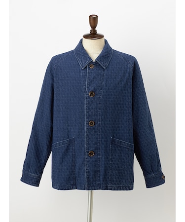 Club Check Denim Jacquard Jacket