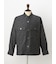 Broken Herringbone Denim Shirt Jacket