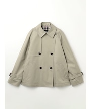 ＜175th Limited＞コットンシルクショートトレンチ